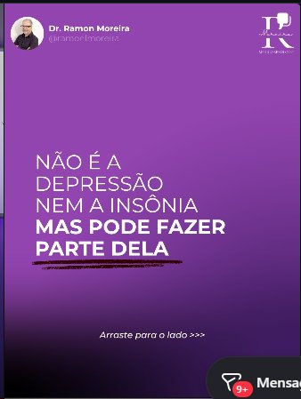 Não é a Depressão nem a Insônia — Dr. Ramon Moreira